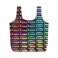 Pattern Background Creativity Full Print Recycle Bag (m) by Pakrebo