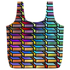 Pattern Background Creativity Full Print Recycle Bag (xl) by Pakrebo