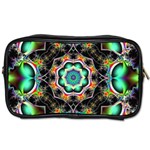 Fractal Chaos Symmetry Psychedelic Toiletries Bag (Two Sides) Front