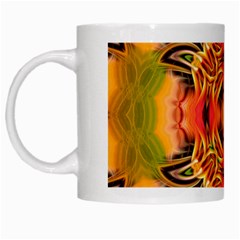 Fractals Graphic Fantasy Colorful White Mugs by Pakrebo