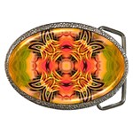 Fractals Graphic Fantasy Colorful Belt Buckles Front