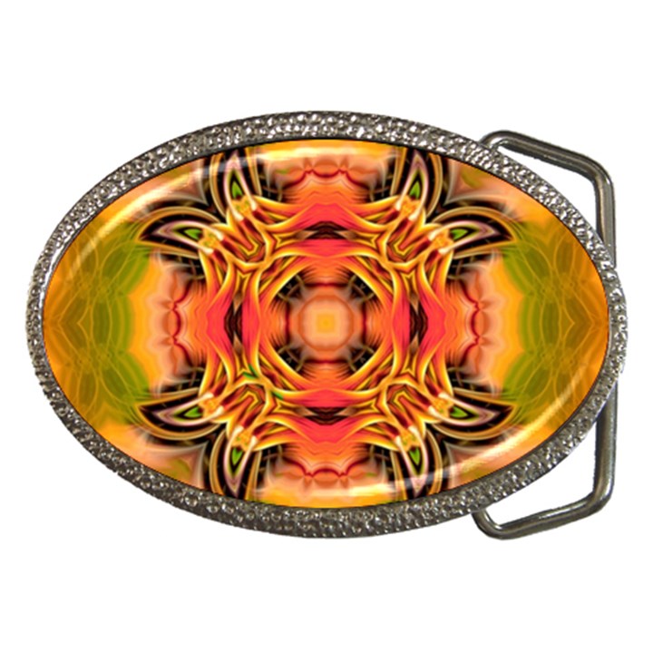 Fractals Graphic Fantasy Colorful Belt Buckles