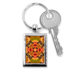 Fractals Graphic Fantasy Colorful Key Chains (rectangle)  by Pakrebo