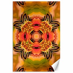 Fractals Graphic Fantasy Colorful Canvas 24  X 36  by Pakrebo