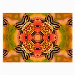 Fractals Graphic Fantasy Colorful Large Glasses Cloth (2-side) by Pakrebo