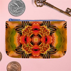 Fractals Graphic Fantasy Colorful Large Coin Purse by Pakrebo