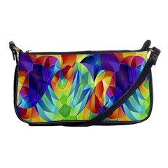 Modern Art Fractal Background Shoulder Clutch Bag by Pakrebo