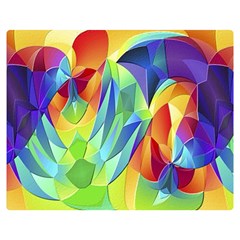 Modern Art Fractal Background Double Sided Flano Blanket (medium)  by Pakrebo