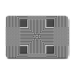 Construction Background Geometric Small Doormat  by Pakrebo