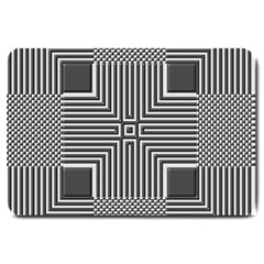 Construction Background Geometric Large Doormat  by Pakrebo