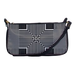 Construction Background Geometric Shoulder Clutch Bag by Pakrebo