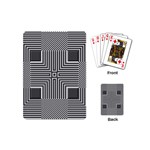 Construction Background Geometric Playing Cards (Mini) Back