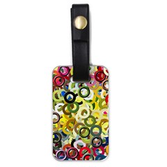 Pattern Background Abstract Color Luggage Tags (one Side)  by Pakrebo