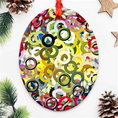 Pattern Background Abstract Color Ornament (oval Filigree) by Pakrebo