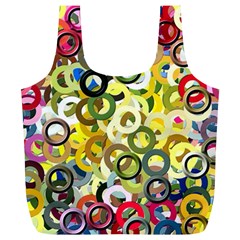 Pattern Background Abstract Color Full Print Recycle Bag (xl) by Pakrebo