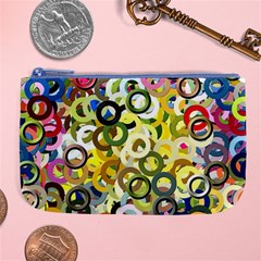 Pattern Background Abstract Color Large Coin Purse by Pakrebo