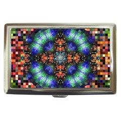 Mosaic Kaleidoscope Form Pattern Cigarette Money Case