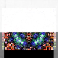 Mosaic Kaleidoscope Form Pattern Rectangular Jigsaw Puzzl by Pakrebo