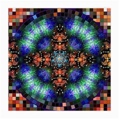 Mosaic Kaleidoscope Form Pattern Medium Glasses Cloth (2-side) by Pakrebo