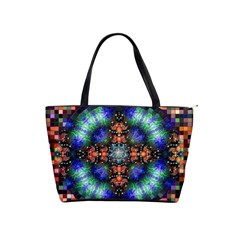 Mosaic Kaleidoscope Form Pattern Classic Shoulder Handbag