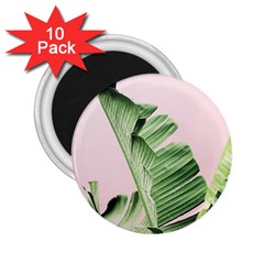 Banana leaf 2.25  Magnets (10 pack) 