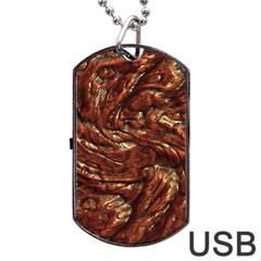 Background Structure Surface Dog Tag Usb Flash (one Side) by Pakrebo