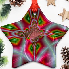 Fractal Art Pictures Digital Art Ornament (star) by Pakrebo