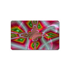 Fractal Art Pictures Digital Art Magnet (name Card) by Pakrebo