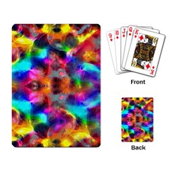 Farbenpracht Kaleidoscope Playing Cards Single Design by Pakrebo