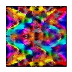 Farbenpracht Kaleidoscope Face Towel by Pakrebo