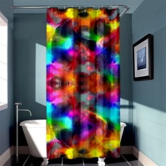 Farbenpracht Kaleidoscope Shower Curtain 36  X 72  (stall)  by Pakrebo