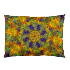 Farbenpracht Kaleidoscope Pillow Case (two Sides) by Pakrebo