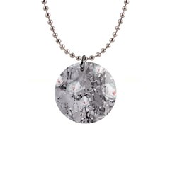 Blossoming Through The Snow 1  Button Necklace by WensdaiAmbrose