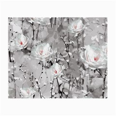 Blossoming Through The Snow Small Glasses Cloth (2-side) by WensdaiAmbrose