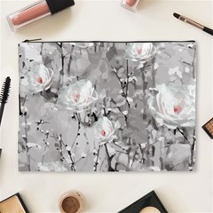 Blossoming Through The Snow Cosmetic Bag (xl) by WensdaiAmbrose