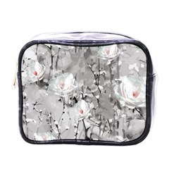 Blossoming Through The Snow Mini Toiletries Bag (one Side) by WensdaiAmbrose