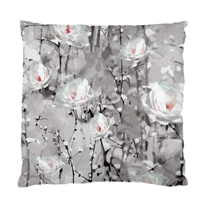 Blossoming Through The Snow Standard Cushion Case (One Side)