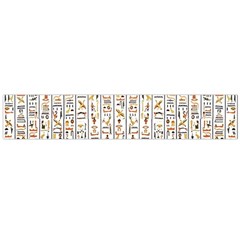 Egyptian Hieroglyphs Large Flano Scarf  by ArtworkByPatrick