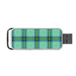 Background Pattern Structure Portable USB Flash (Two Sides) Front