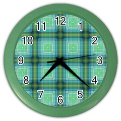 Background Pattern Structure Color Wall Clock