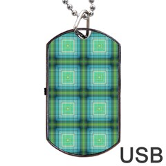 Background Pattern Structure Dog Tag Usb Flash (two Sides) by Pakrebo