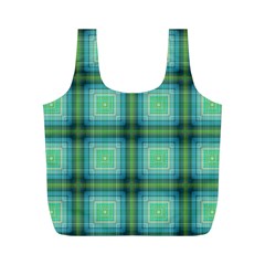 Background Pattern Structure Full Print Recycle Bag (m) by Pakrebo