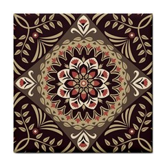 Seamless Pattern Floral Flower Tile Coasters by Pakrebo