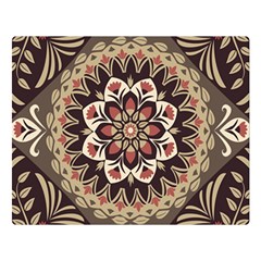 Seamless Pattern Floral Flower Double Sided Flano Blanket (large) 