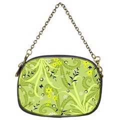 Seamless Pattern Green Garden Chain Purse (one Side) by Pakrebo