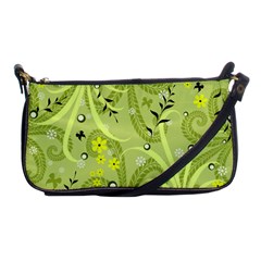 Seamless Pattern Green Garden Shoulder Clutch Bag by Pakrebo