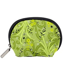 Seamless Pattern Green Garden Accessory Pouch (small) by Pakrebo