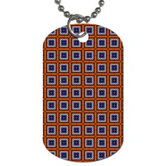 Tile Background Image Pattern Dog Tag (two Sides) by Pakrebo