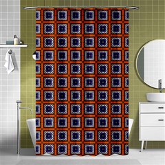 Tile Background Image Pattern Shower Curtain 48  X 72  (small)  by Pakrebo