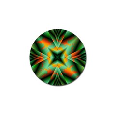 Farbenpracht Kaleidoscope Golf Ball Marker by Pakrebo